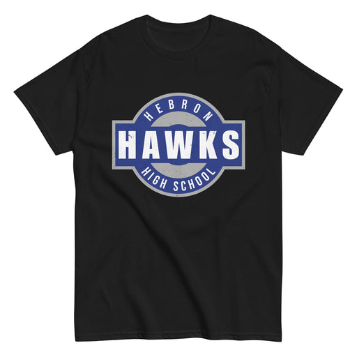 Hebron High School Hawks Black Classic Unisex T-shirt 011