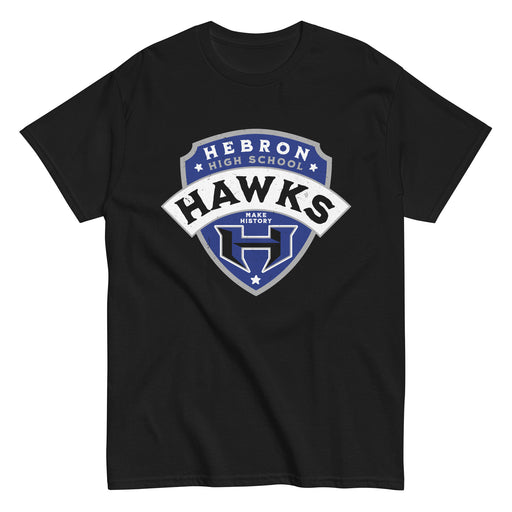 Hebron High School Hawks Black Classic Unisex T-shirt 221