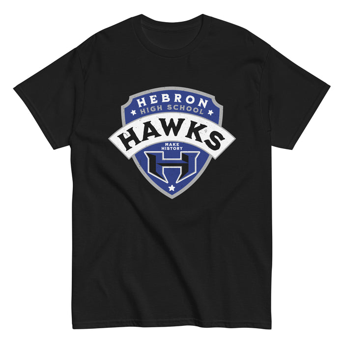 Hebron High School Hawks Black Classic Unisex T-shirt 221