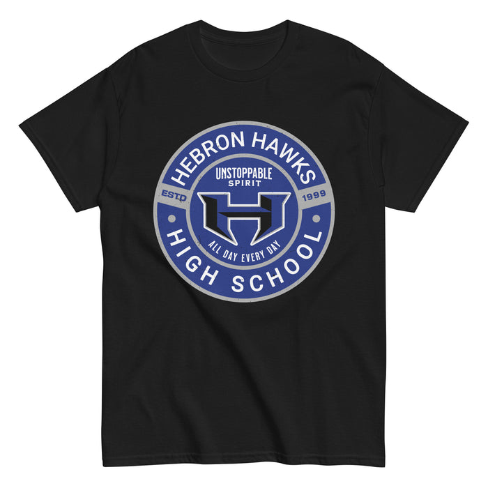 Hebron High School Hawks Black Classic Unisex T-shirt 239