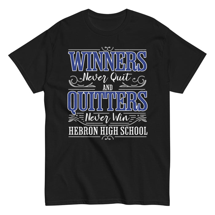 Hebron High School Hawks Black Classic Unisex T-shirt 237