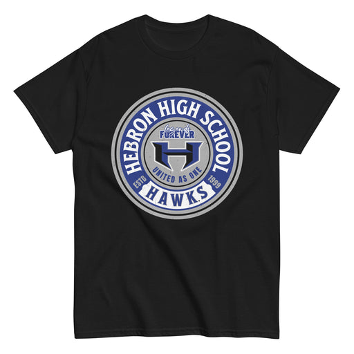 Hebron High School Hawks Black Classic Unisex T-shirt 220