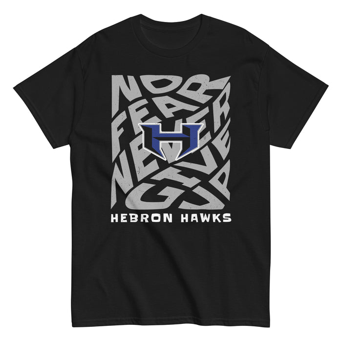 Hebron High School Hawks Black Classic Unisex T-shirt 236