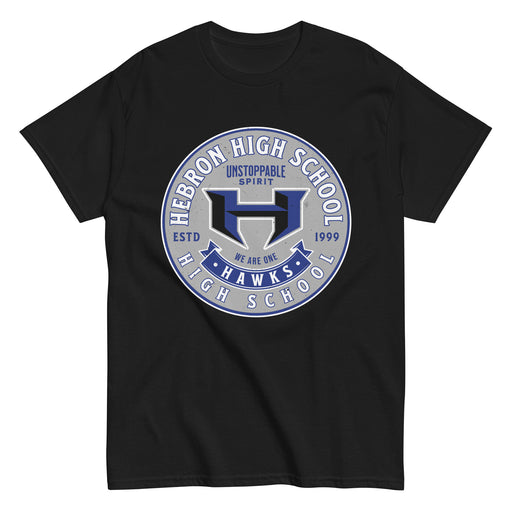 Hebron High School Hawks Black Classic Unisex T-shirt 215