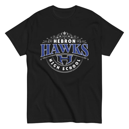 Hebron High School Hawks Black Classic Unisex T-shirt 211