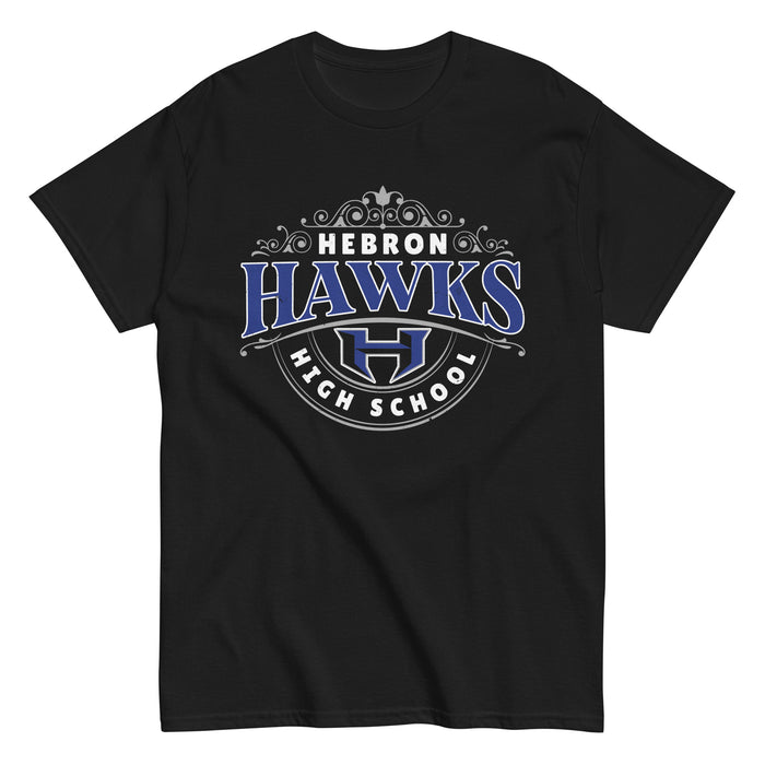 Hebron High School Hawks Black Classic Unisex T-shirt 211