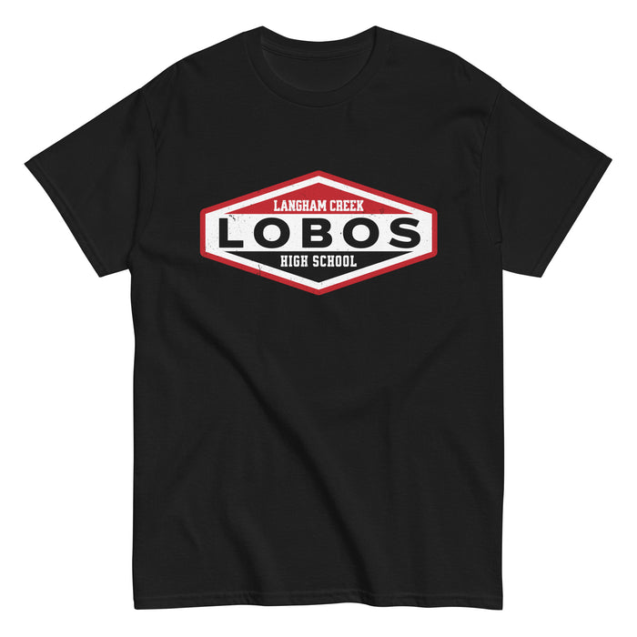 Langham Creek High School Lobos Black Classic Unisex T-shirt 009