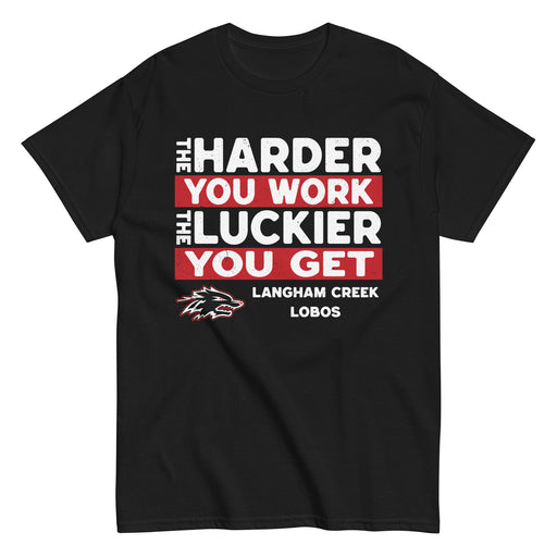 Langham Creek High School Lobos Black Classic Unisex T-shirt 238