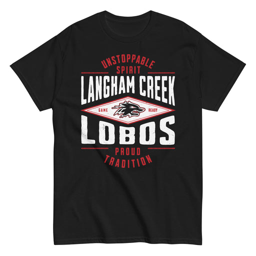 Langham Creek High School Lobos Black Classic Unisex T-shirt 210