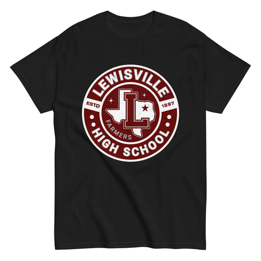 Lewisville High School Farmers Black Classic Unisex T-shirt 239