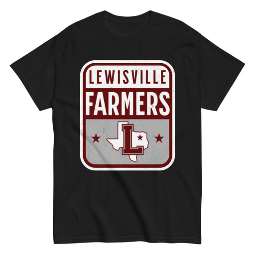 Lewisville High School Farmers Black Classic Unisex T-shirt 001