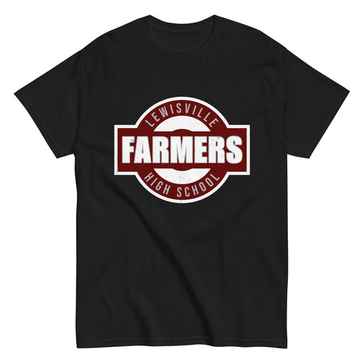 Lewisville High School Farmers Black Classic Unisex T-shirt 011