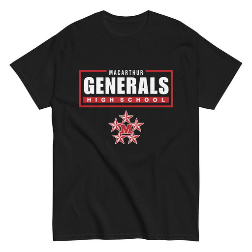 MacArthur High School Generals Black Classic Unisex T-shirt 049