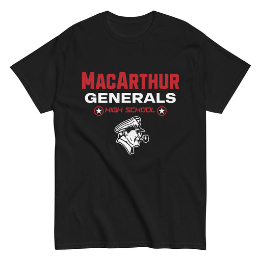 MacArthur High School Generals Black Classic Unisex T-shirt 003