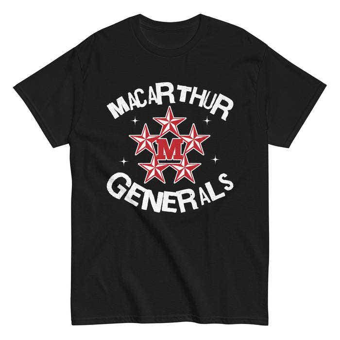 MacArthur High School Generals Black Classic Unisex T-shirt 228