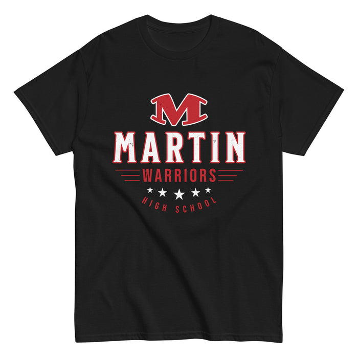 Martin High School Warriors Black Classic Unisex T-shirt 217