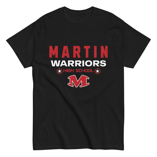 Martin High School Warriors Black Classic Unisex T-shirt 003