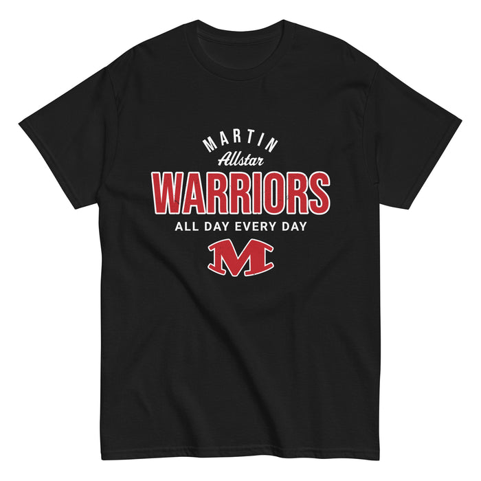 Martin High School Warriors Black Classic Unisex T-shirt 040