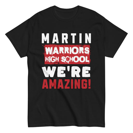 Martin High School Warriors Black Classic Unisex T-shirt 231