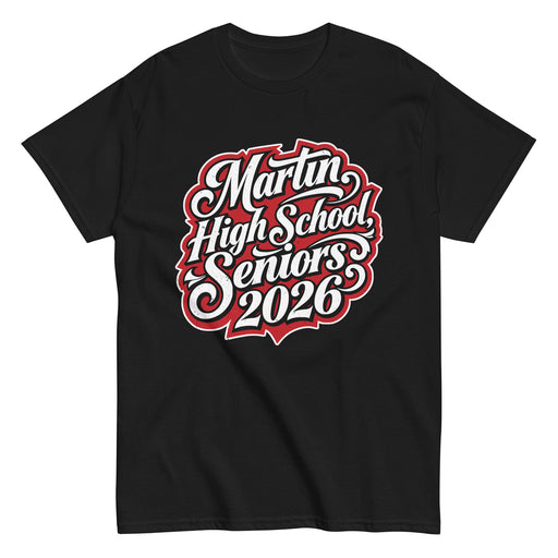 Martin High School Warriors Black Classic Unisex T-shirt 253