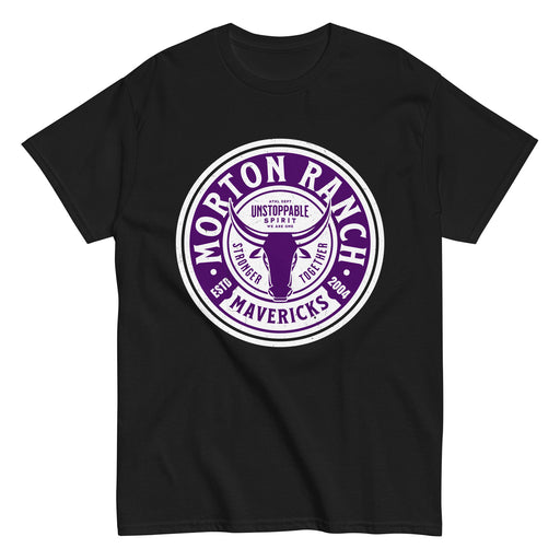 Morton Ranch High School Mavericks Black Classic Unisex T-shirt 220