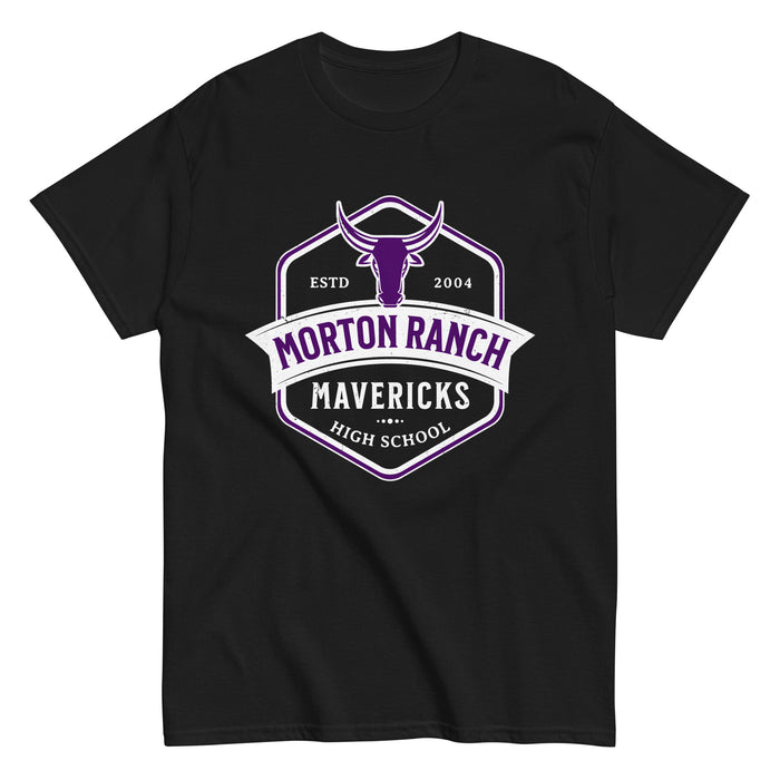 Morton Ranch High School Mavericks Black Classic Unisex T-shirt 209