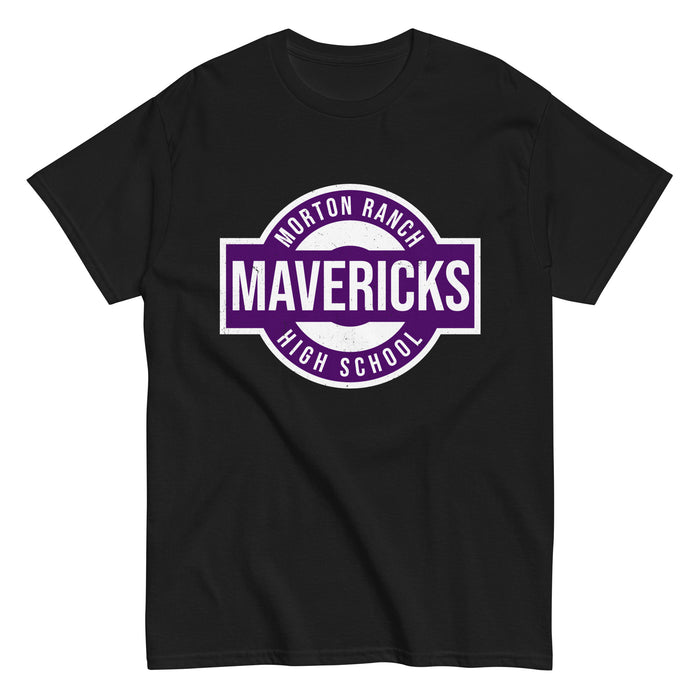 Morton Ranch High School Mavericks Black Classic Unisex T-shirt 011