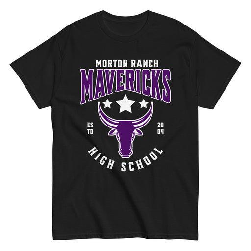 Morton Ranch High School Mavericks Black Classic Unisex T-shirt 213