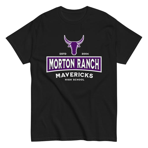 Morton Ranch High School Mavericks Black Classic Unisex T-shirt 202