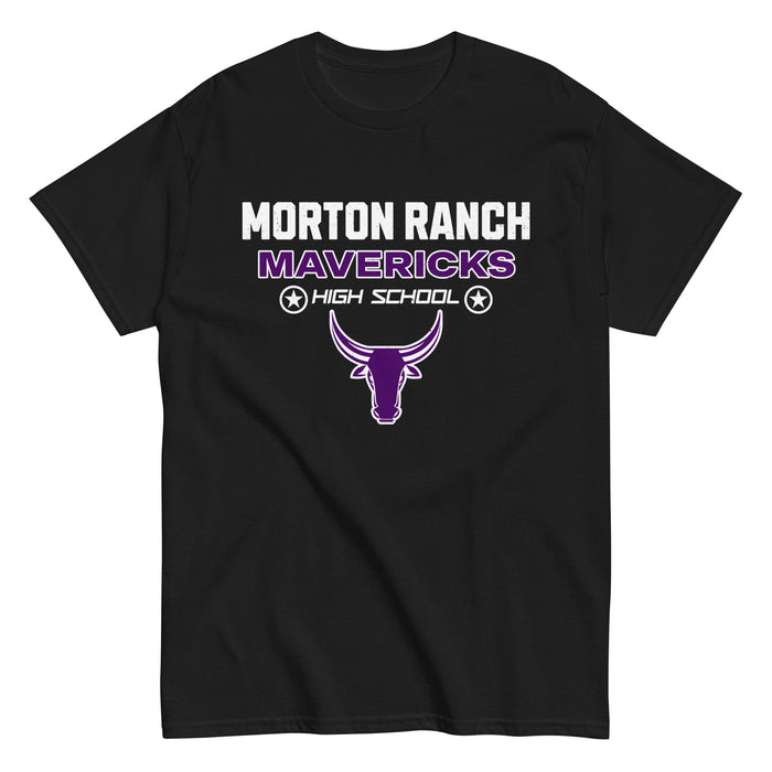 Morton Ranch High School Mavericks Black Classic Unisex T-shirt 003