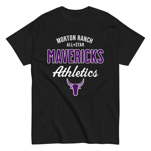 Morton Ranch High School Mavericks Black Classic Unisex T-shirt 034