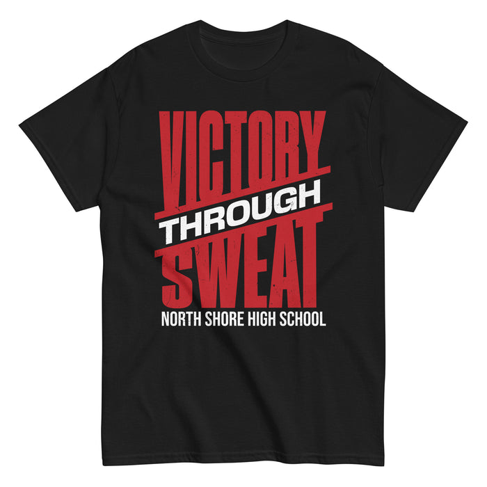North Shore High School Mustangs Black Classic Unisex T-shirt 241