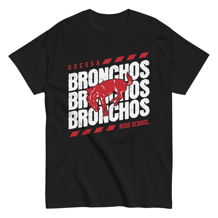 Odessa High School Bronchos Black Classic Unisex T-shirt 223