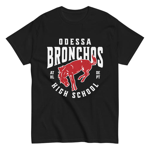 Odessa High School Bronchos Black Classic Unisex T-shirt 213