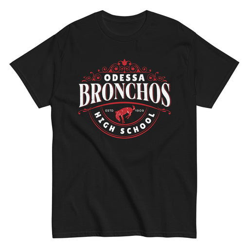 Odessa High School Bronchos Black Classic Unisex T-shirt 211