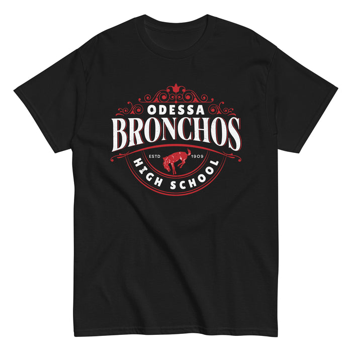 Odessa High School Bronchos Black Classic Unisex T-shirt 211