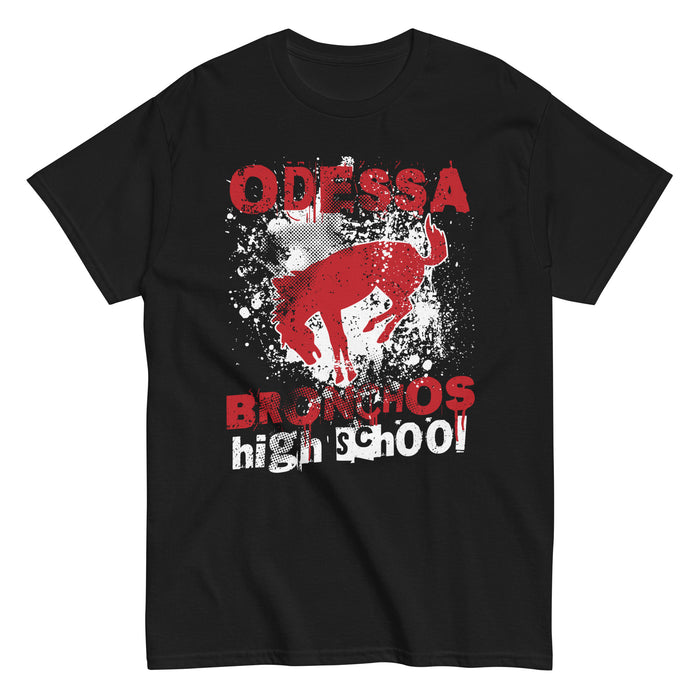 Odessa High School Bronchos Black Classic Unisex T-shirt 205