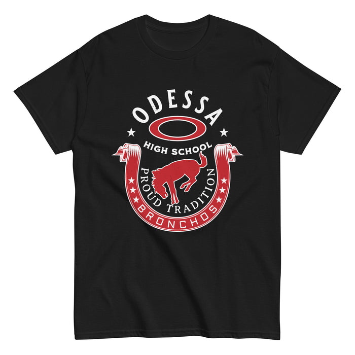 Odessa High School Bronchos Black Classic Unisex T-shirt 229