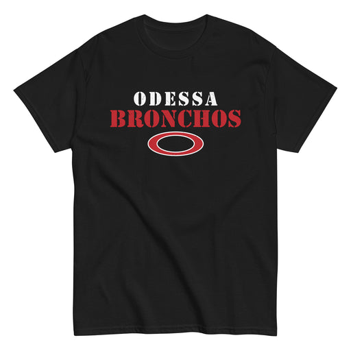 Odessa High School Bronchos Black Classic Unisex T-shirt 017