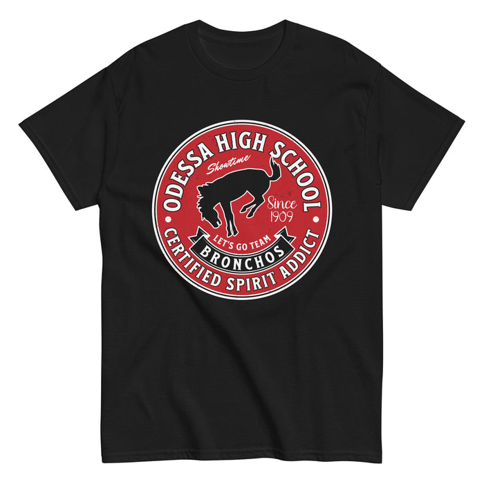 Odessa High School Bronchos Black Classic Unisex T-shirt 215