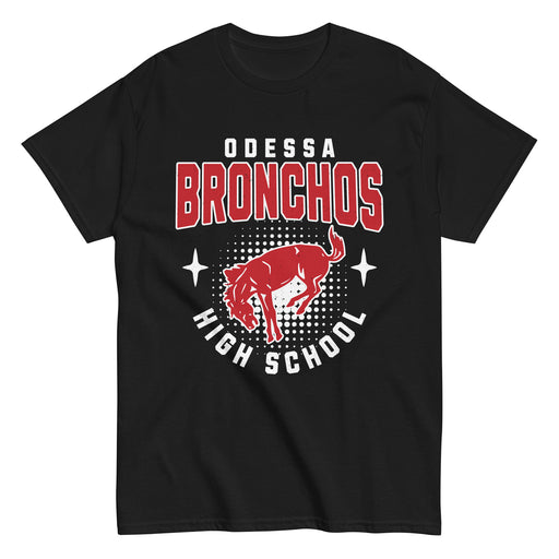 Odessa High School Bronchos Black Classic Unisex T-shirt 204