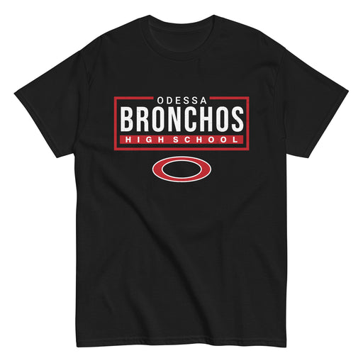 Odessa High School Bronchos Black Classic Unisex T-shirt 049