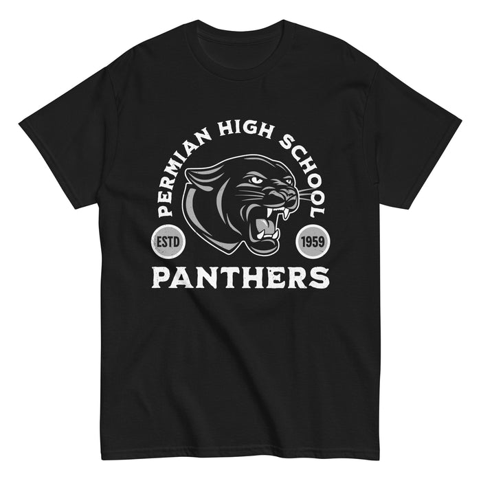 Permian High School Panthers Black Classic Unisex T-shirt 208
