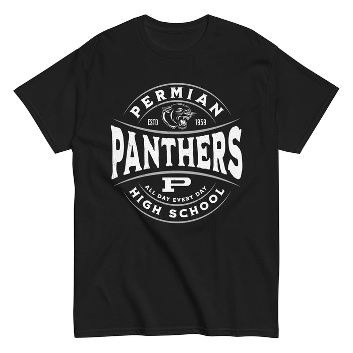 Permian High School Panthers Black Classic Unisex T-shirt 218