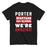 Porter High School Spartans Black Classic Unisex T-shirt 231