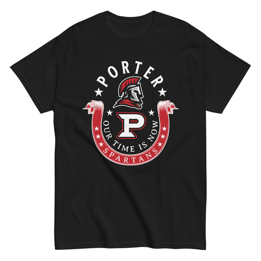 Porter High School Spartans Black Classic Unisex T-shirt 229