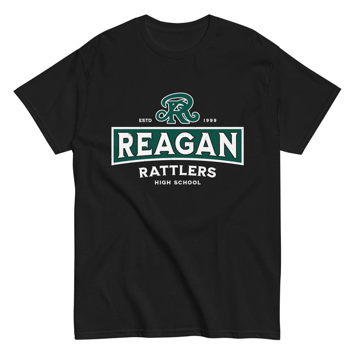 Reagan High School Rattlers Black Classic Unisex T-shirt 202
