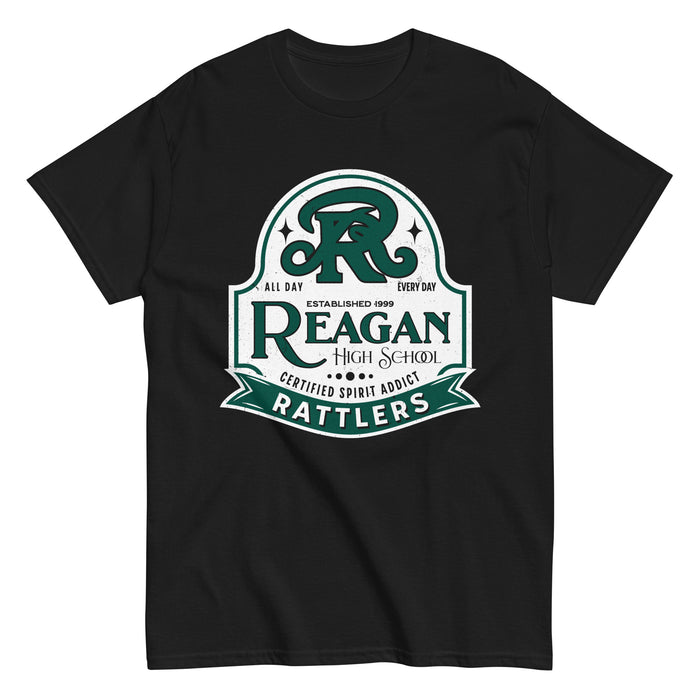 Reagan High School Rattlers Black Classic Unisex T-shirt 219