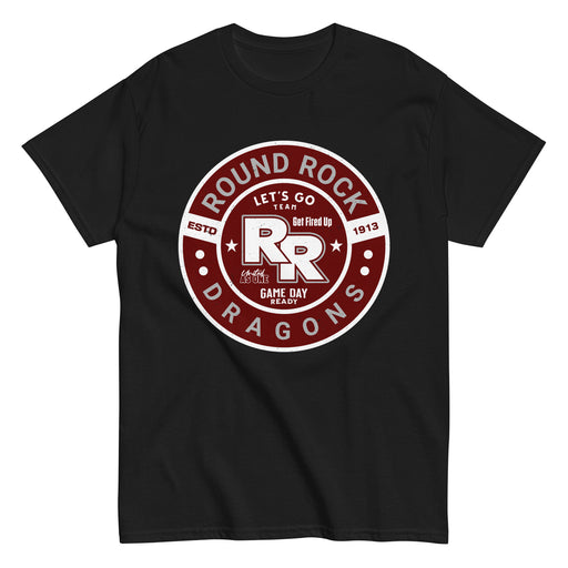 Round Rock High School Dragons Black Classic Unisex T-shirt 239