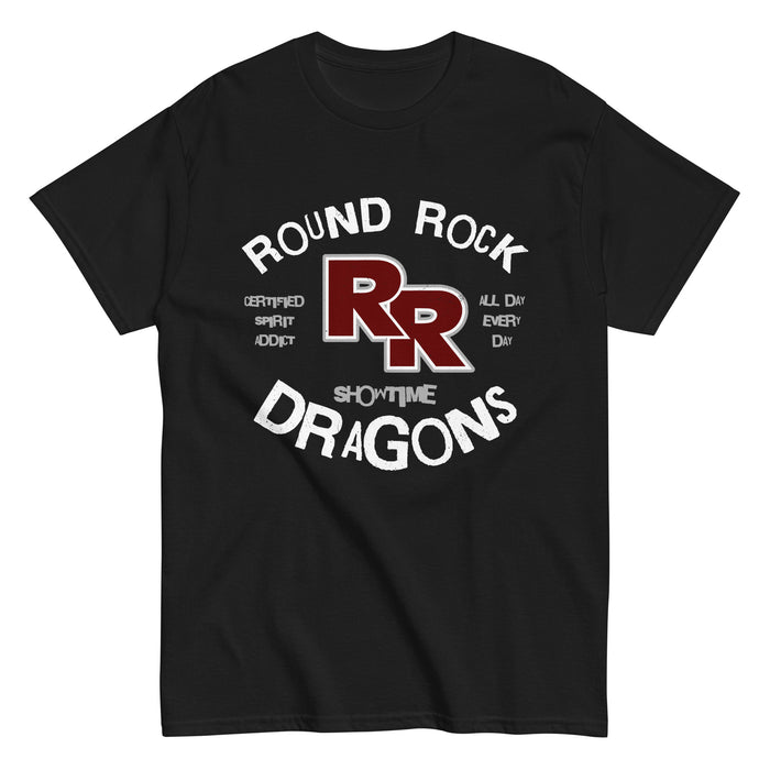 Round Rock High School Dragons Black Classic Unisex T-shirt 228
